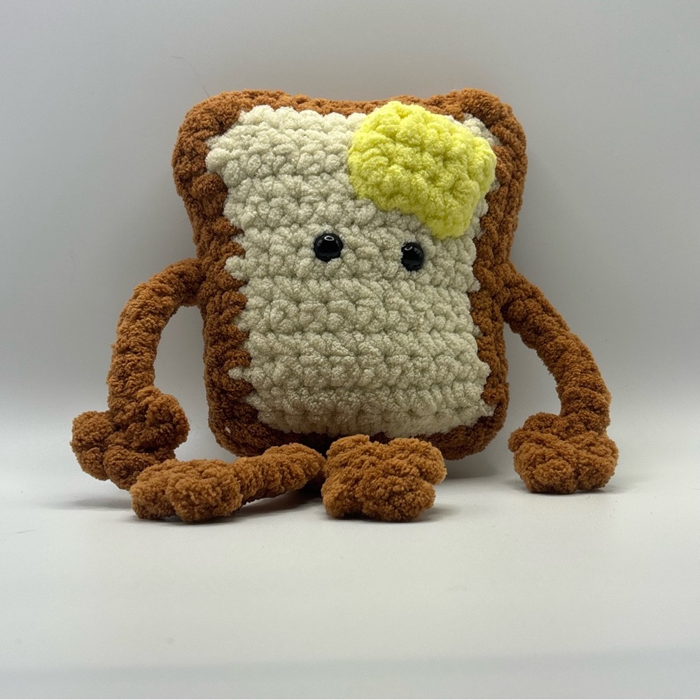 Handmade Crochet Toast Buddy